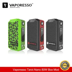 Электронная сигарета Vaporesso Таро Nano 80 Вт TC поле Mod 2500 мАч Vape Mod сигареты Electroniqe испаритель вейпер VS Geekvape