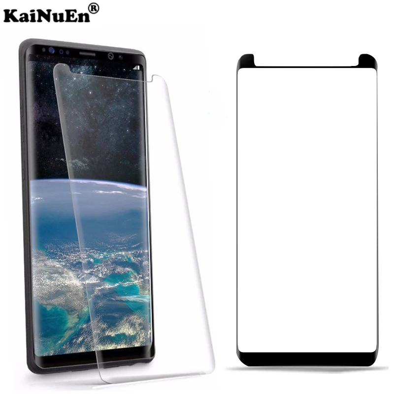 KaiNuEn 3d изогнутое закаленное стекло для samsung galaxy s9 plus s 9 s9plus Передняя Противоударная защитная пленка 9h 3 d