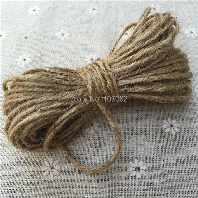 Egoïsme Zin Aan de overkant 1.5mm X 100 meters Natuurlijke Jute Koord Touw Craft Hennep Touw Draad  Cords Voor Scrapbooking Wedding Decorations Papier Ambachten|wire  thread|wire hanging flower basketswire easy - AliExpress