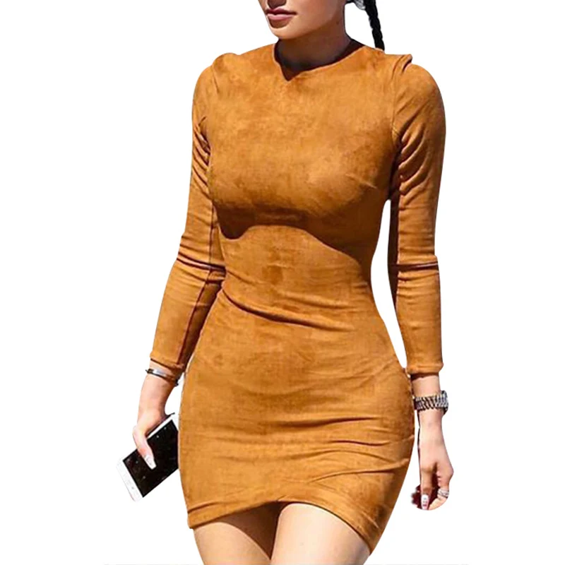 Женские облегающие вечерние платья Kylie Jenner коричневое облегающее платье из