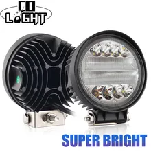 CO LUCE da 4.6 pollici Ha Condotto La Luce del Lavoro Bar 36 W Combo Fascio Lampada Da Lavoro A Led per Fuori Strada ATV Camion Trattori barca di Guida Della Luce di Nebbia 12 V 24 V