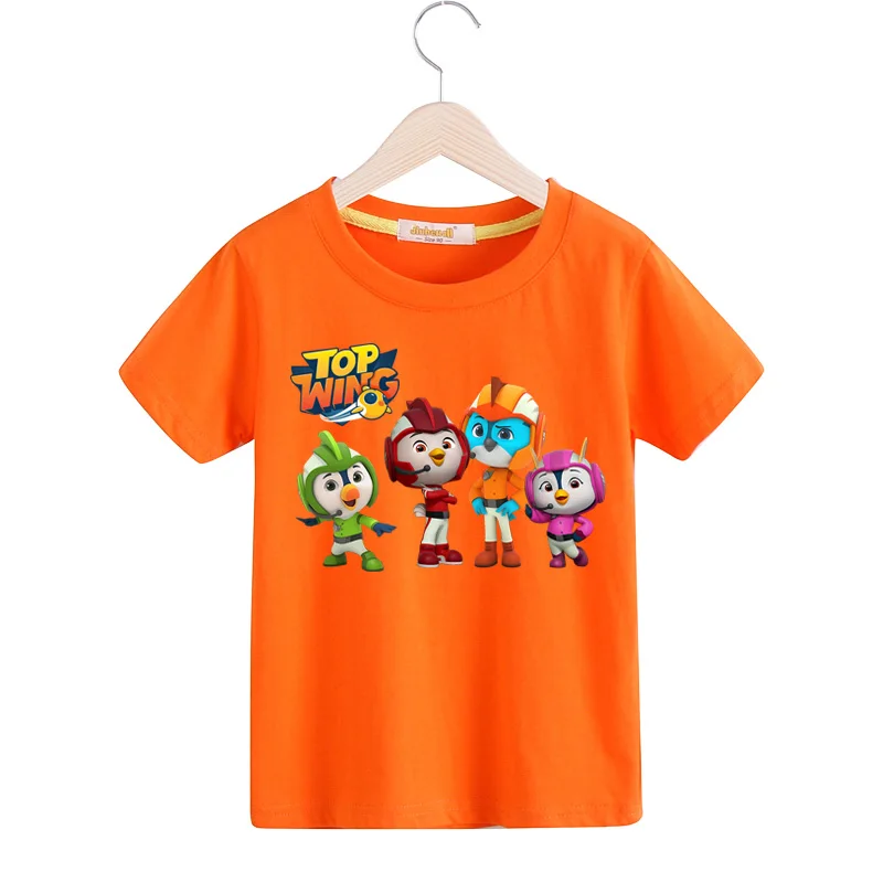 Boys Girls Top Wing Cartoon T-shirts Costume Children Summer Clothing Baby 100%Cotton T Shirts Kids Tee Top Child Tshirts TX155 (9)