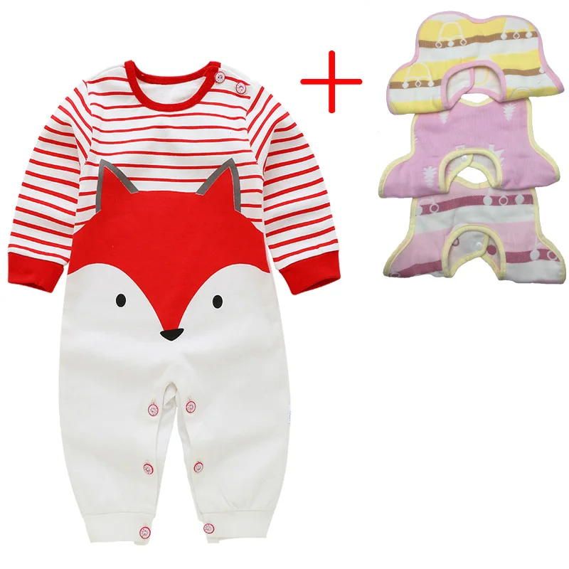 Комплект одежды для новорожденных от 0 до 12 месяцев, детский комбинезон+ комплект из 3 предметов, наборы для младенцев, детские костюмы для девочек и мальчиков, хорошее качество