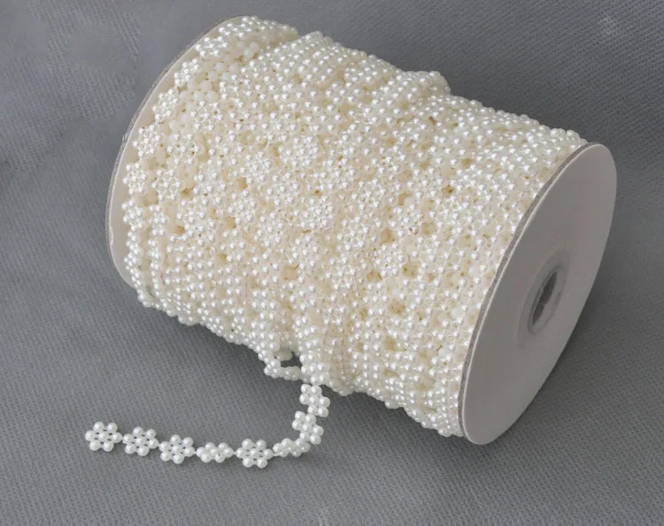 new 5 Meters 10mm flower beads Fishing Line pearl beads Chain Garland