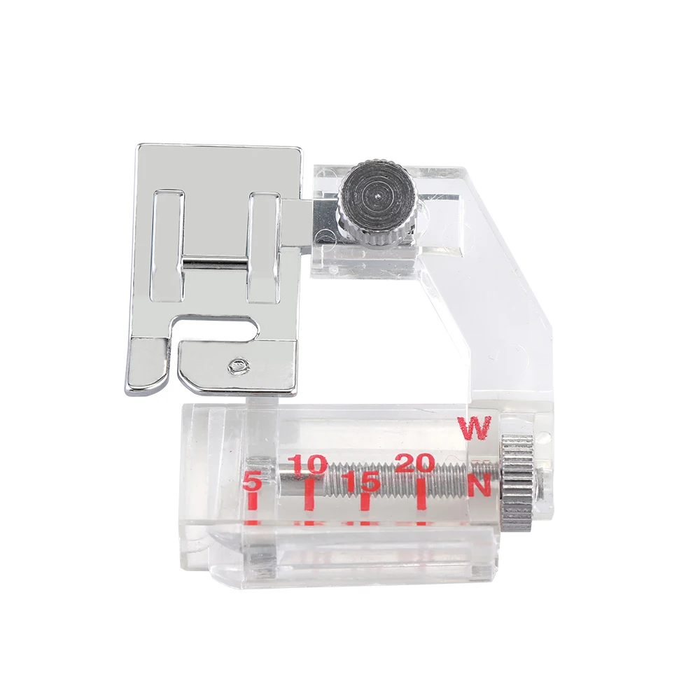 Adjustable Bias Binder Presser Foot Sewing Machine Attachment Accessory