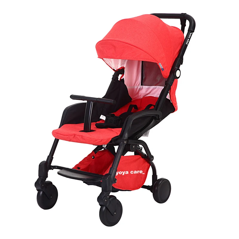 

Baby stroller high landscape collapsible portable four-wheeled foldable trolley can sit or lie for 0-36 months