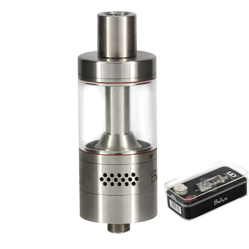 

Original UD Bellus RTA Tank 5ml e-juice capacity top filling Ohm side air holes direct blow coils Atomizer fit 510 Thread mod
