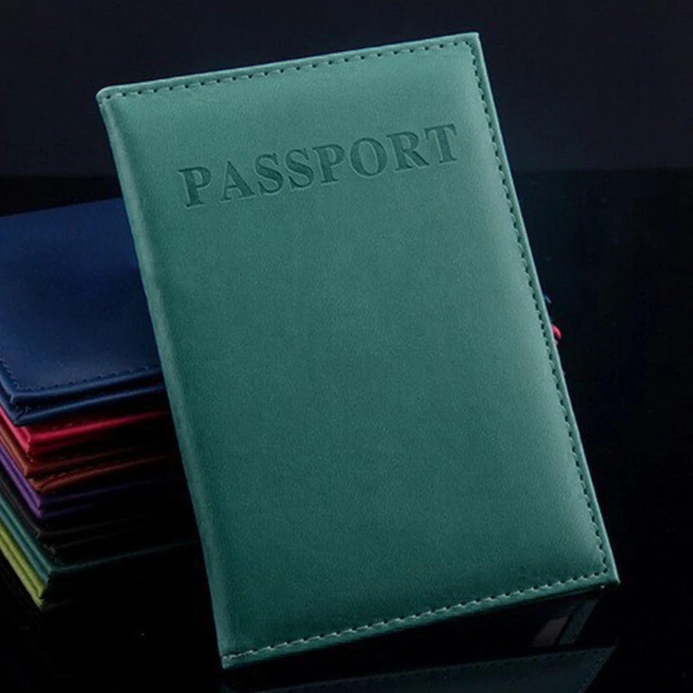Новая обложка для паспорта из искусственной кожи Женская Обложка для паспорта Женская дорожная Обложка для паспорта унисекс чехол для карт мужской держатель для карт кошелек