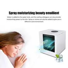 Мини USB портативный охладитель воздуха увлажнитель воздуха очиститель воздуха цифровой вентилятор охлаждения воздуха для домашнего офиса Прямая