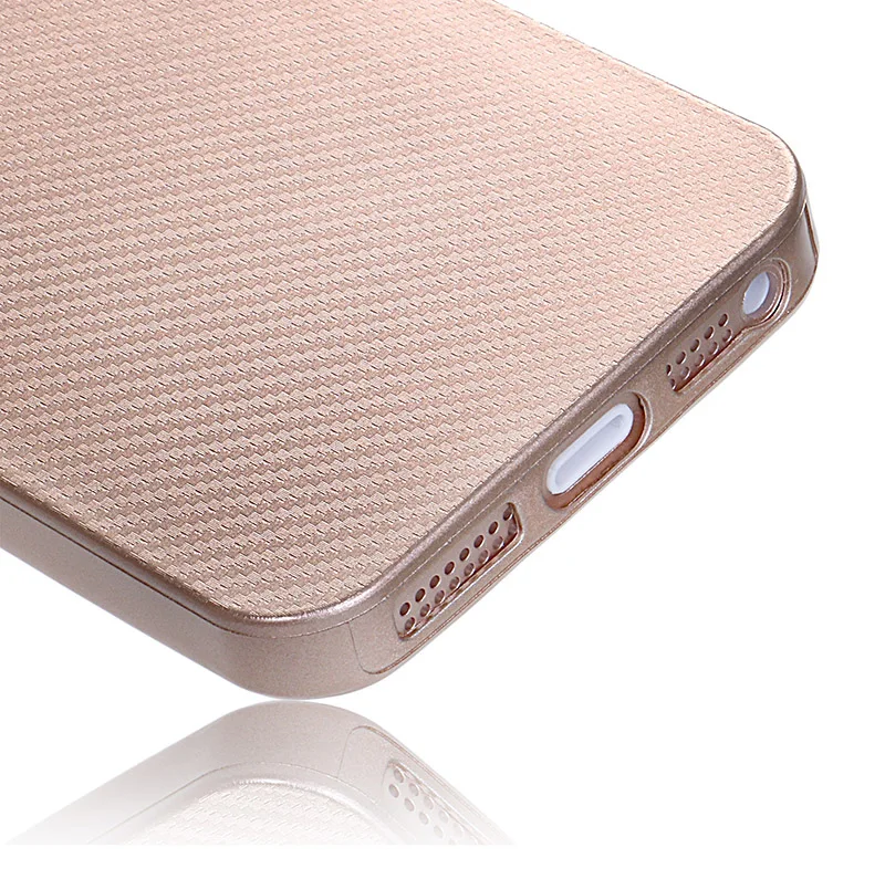 carbon fiber silicone case iphone 5 5s se (4)