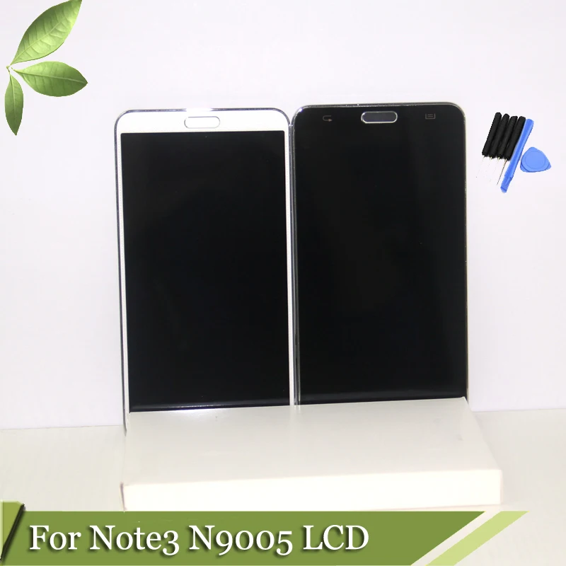 

Black White For Samsung Galaxy Note 3 N9005 LCD display + touch screen digitizer with frame assembly for Note 3 N9005 LCD +tools