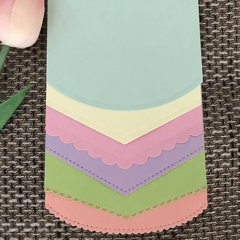 

6Pcs Kind of Frame Metal Cutting Dies for Scrapbooking DIY Album Embossing Folder Paper Cards Maker Template Decor Stencils