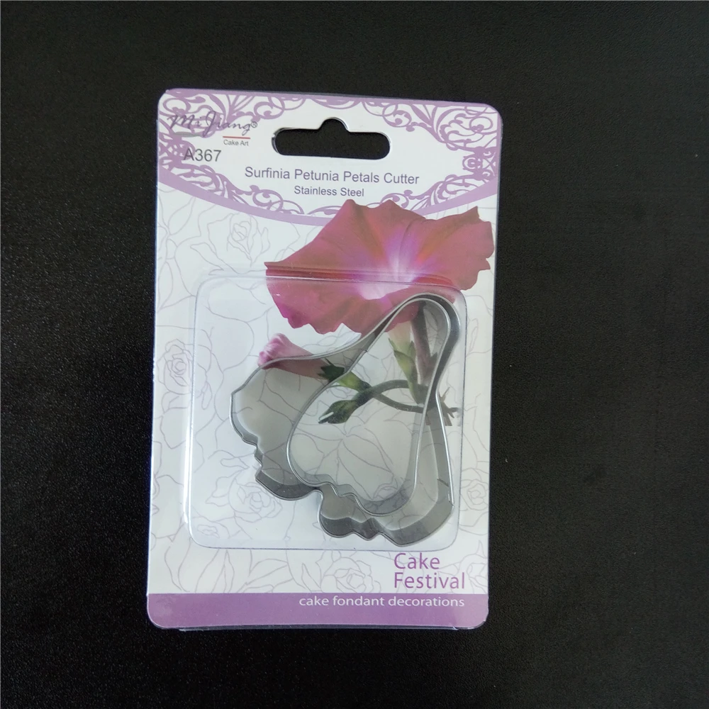 

Cake Decorating Tools 2 Pcs/set Fondant Flower Molds Surfinia Petunia Petals Cutter,stainless Steel Tools Cutter Moulds