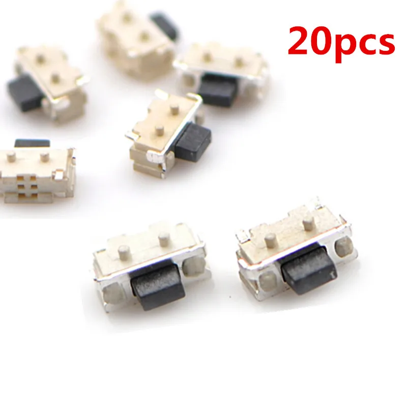 20pcs 2*4*3.5mm Micro SMD Tact Switch Side Button Switches