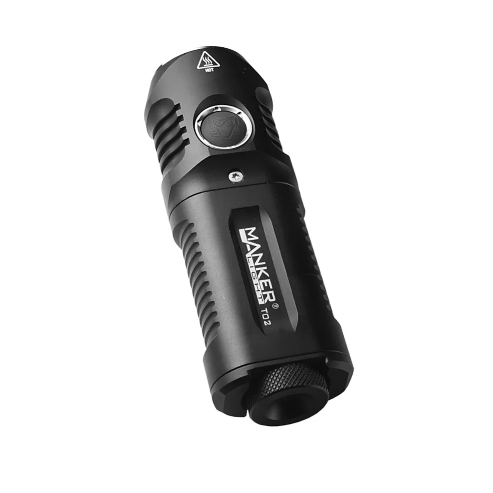  Manker T02 2 14500 Flashlight 1500 lumens CREE XHP35 LED Flashlight Pocket EDC Torchlight Use 2x AA - 32917546521