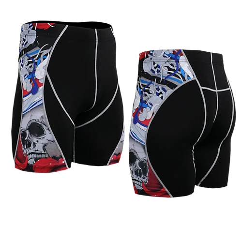 Брендовые плавки мужские велосипедные короткие спортивные мужские велосипедные шорты для боевых искусств Компрессионные Мужские короткие леггинсы - Цвет: Серый