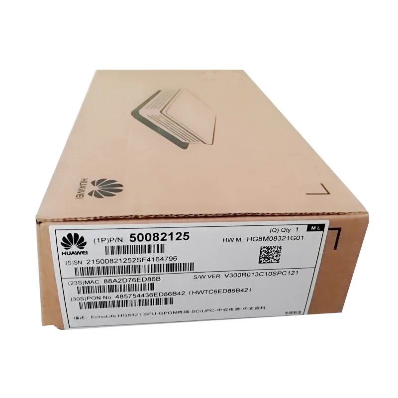 HUA WEI HG8321R HG8321 GPON ONU ONT FTTH FTTO terminal 2 Lan 1 телефонный порт английская