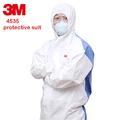 3 м 4535 химическая защитная одежда сиамские со шляпой Детская безопасность спецодежды защита от пыли анти-статический брызг краски защитный костюм - фото