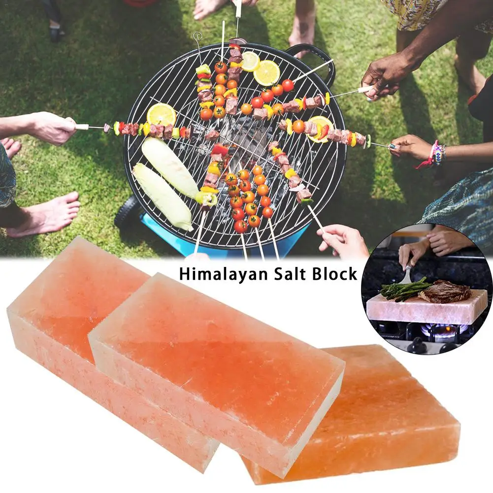 

Outdoor Camping Cooking Tool Block Himalayan Salt Block Barbecue Salt Slab For Party BBQ Cooker Accessories Tools