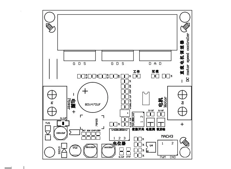 Бесплатная Доставка ANNOYTOOLS 400 Вт DC12-48V ЧПУ С Воздушным Охлаждением Шпинделя Двигатель + ER11 патрон + Mach3 Регулятор Скорости Регулятор для CNC