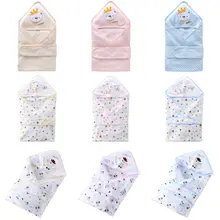 Новое поступление удобные новорожденный детские мягкие Одеяло Смешанный хлопок ребенка пеленать Parisarc Обёрточная бумага Полотенца малыша получения Одеяло 90X90 см