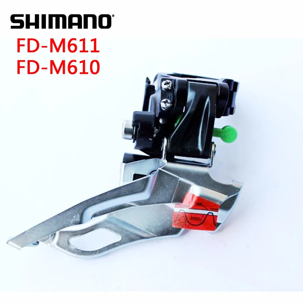 SHIMANO Deore FD M610 M611 M615 Передний переключатель MTB велосипеда горный велосипед части для 3x10S 30S скорость