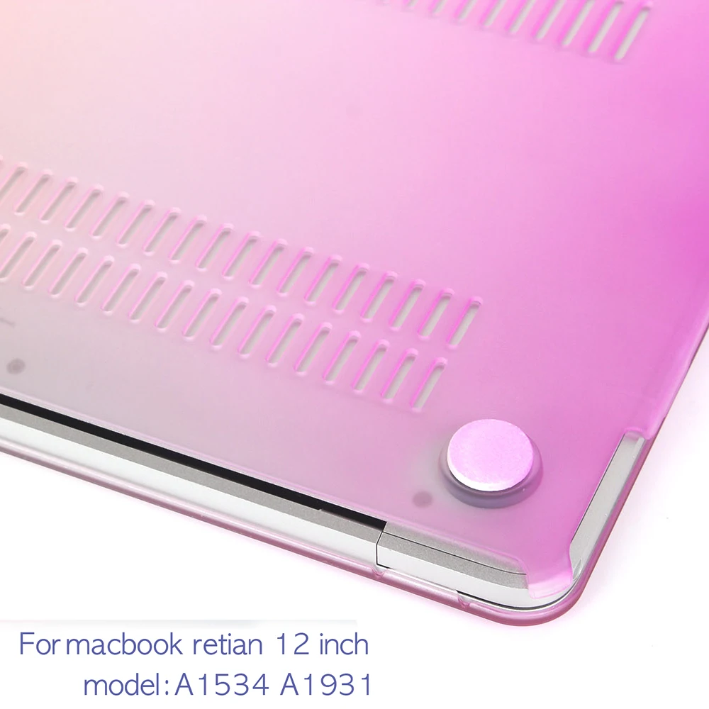 Матовая царапинам ноутбук чехол для MacBook retina pro13 15 12 11 дюймов с/out Touch Bar A1706 A1707 A1990 13air 2018 A1932