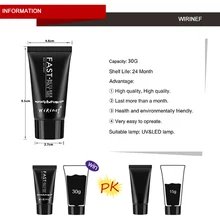 Гель продлевающий половой акт для ногтей художественные наконечники для ручек комплект пресс-формы инструмент для макияжа Мода для женщин KG66