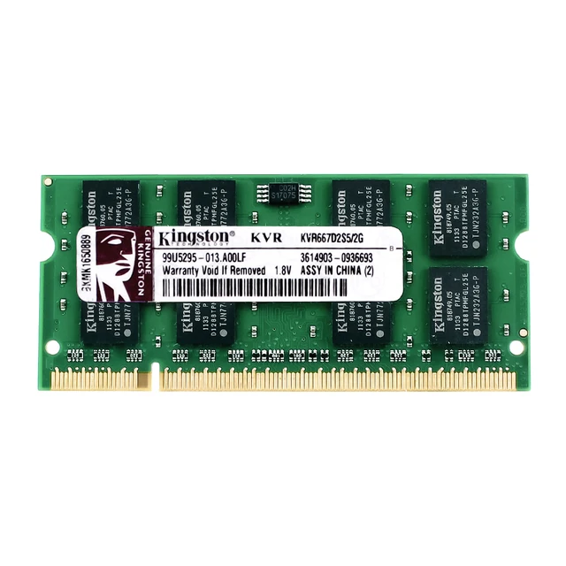 Best Offers Kingston Laptop Memory DDR2 800 DDR2 4GB 2GB  laptop RAM ddr2 4GB=2PCS*2G PC2-6400S 1.8V