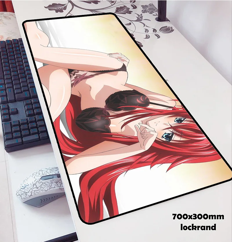 Высокая школа DXD коврики для мыши 70x30 см площадку для мышь Notbook коврик для компьютерной мышки милые игровой коврик для мыши геймер к