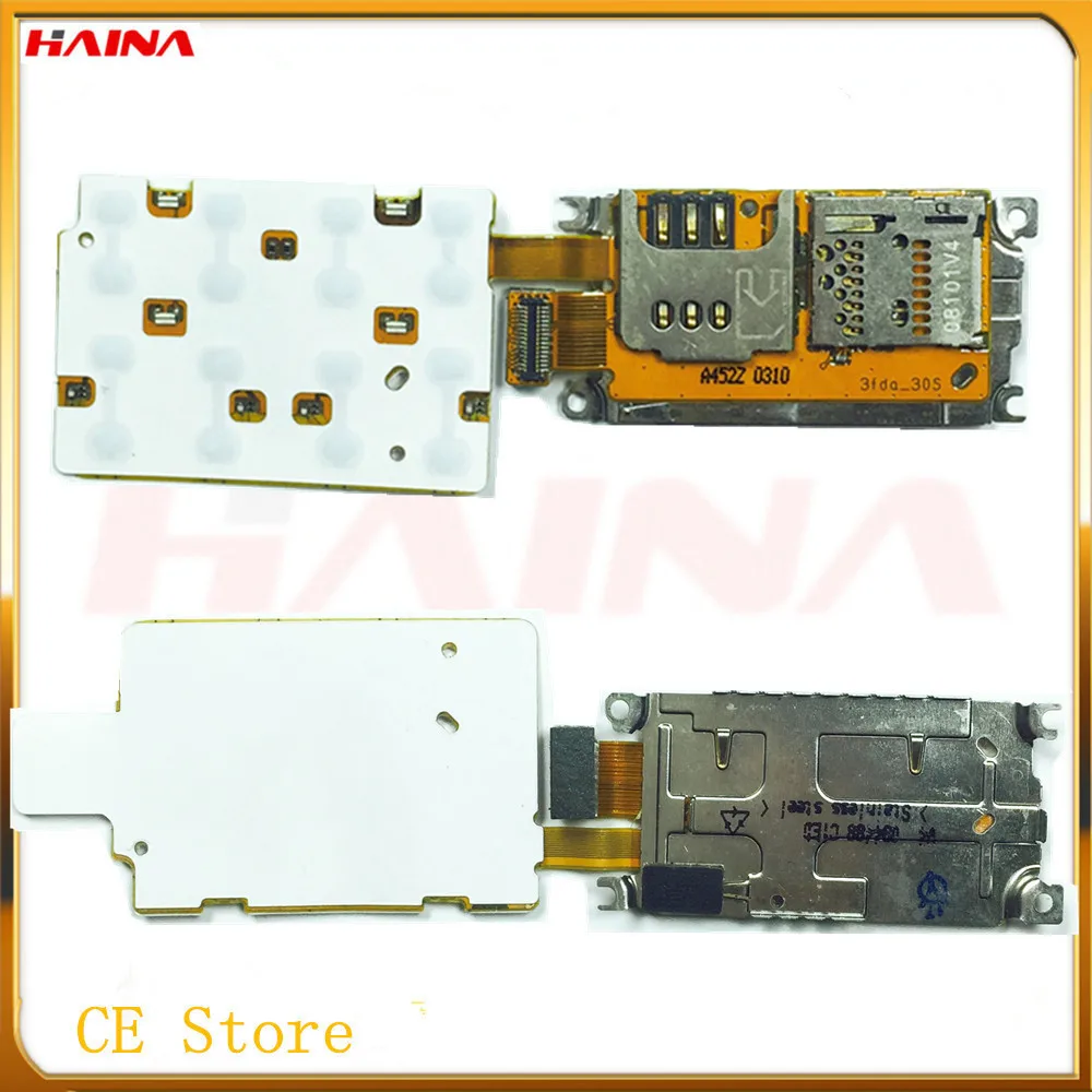 

flex For nokia X3-02 SIM + micro SD reader keyboard keyboard tray holder cable with x3-02 SIM + micro with flex