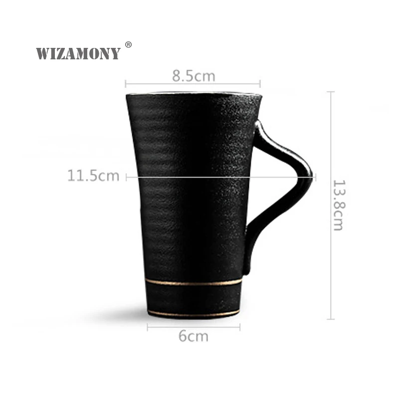 WIZAMONY Новое поступление керамическая кофейная кружка чайная чашка современная