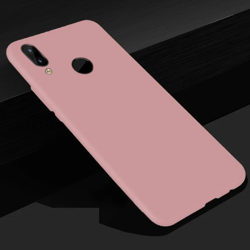 Мягкий силиконовый матовый чехол для телефона Huawei Y9 2019 / Enjoy 9 Plus|Бамперы| |