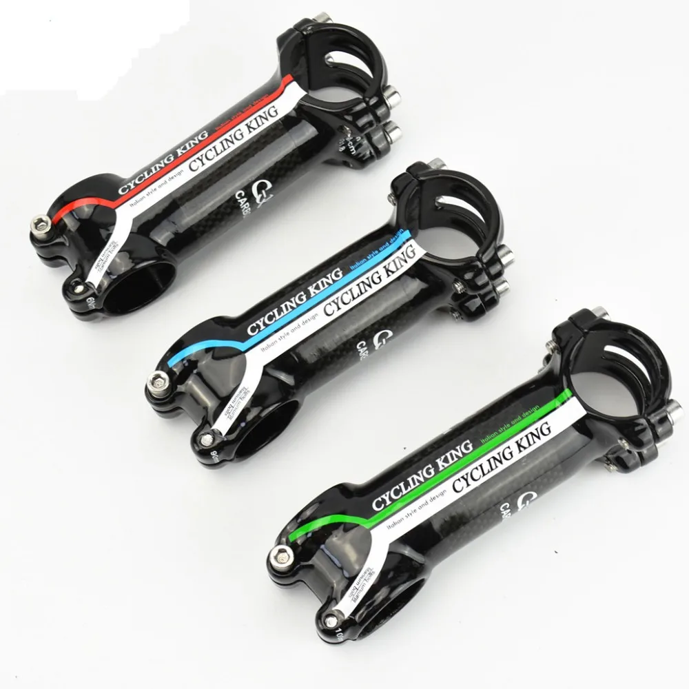 

Cyclingking Carbon fibre highway bicycle stem for MTB ROAD BIKE Cycling Bike Sem length 60-120mm bicycle parts 3k finish