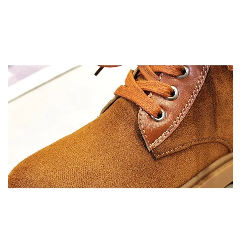 Skup Xiaying uśmiech kobiety kostki buty zimnych porach roku utrzymać ciepłe bawełniane tkaniny krótkie stałe Martin buty moda nit sztuczne futro damskie buty