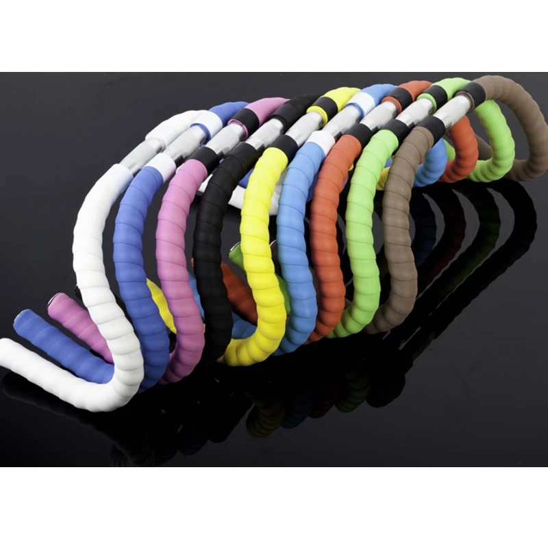 

1Pair Anti Slip Cycling Handle Belt Bike Bicycle Handlebar Tape Wrap +2 Bar Plug Cycling Bike Bicycle Accessories Bike Strap A22
