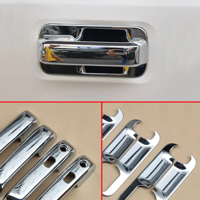 

Door Handle Cover + Surrounds For Ford F150 w/ Keyless 2015-2019 Chrome F-150 Protector Accessories