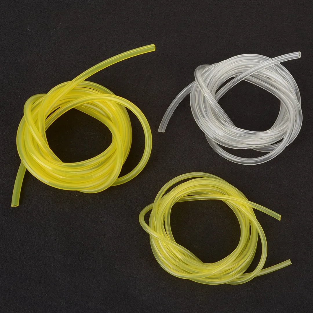 6 Feet 3Sizes Petrol Fuel Gas Line Pipe Hose Petrol Line Oil Gas Resistant for Trimmer Chainsaw Saw Blower Color Random