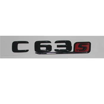 

ABS Glossy Black C63S Car Badge Emblem Nameplate Sticker