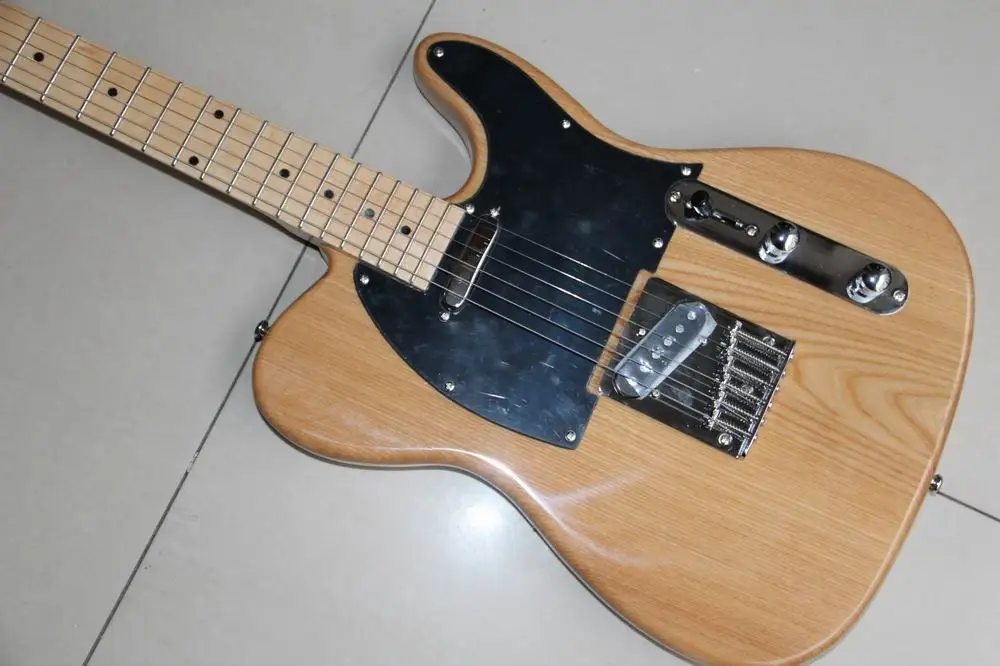 New Arrival Fr STR model electric guitar ASH body in natural 111128 wooden