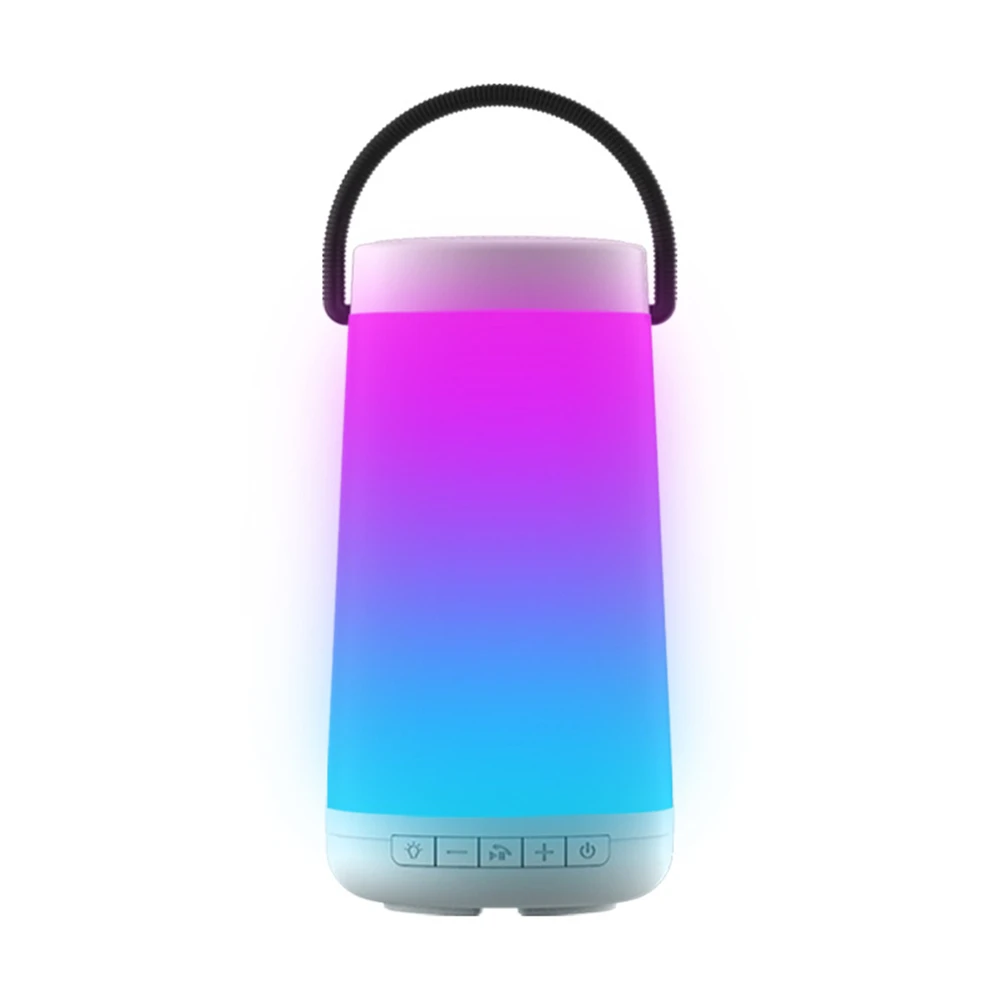 Bluetooth динамик, лампа, Ночной светильник, портативная беспроводная настольная лампа, настольная лампа с сенсорным управлением, светодиодный светильник для настроения, TF карта, звуковые колонки AUX - Цвет: white soundbar