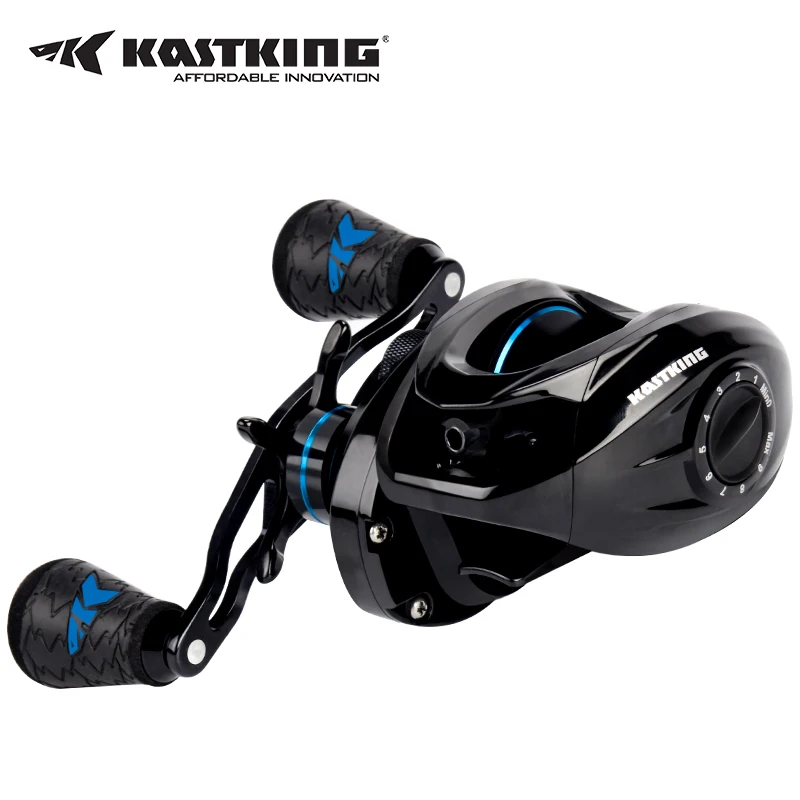 KastKing CRIXUS Baitcasting بكرة المزدوج الفرامل نظام بكرة 8 كجم ماكس السحب 7 + 1/5 + 1 BBs 7.2: 1/6. 5:1 عالية السرعة الصيد بكرة