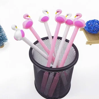

1PCS Cute Swan Flamingo Student Gel Pen Kawaii Stationery Pens Canetas Material Escolar Office School Supplies Papelaria
