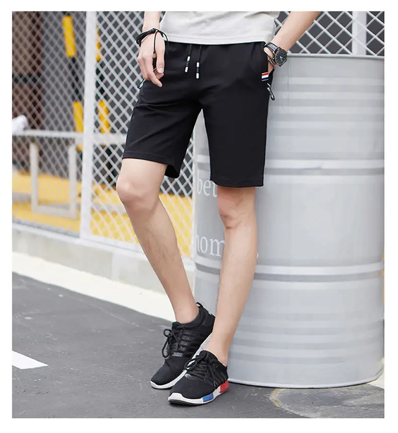 Summer Shorts Men Cotton 2019 Solid Men's Shorts 6XL Summer Mens Beach Shorts Cotton Casual Male Shorts Homme New Brand Clothing 03
