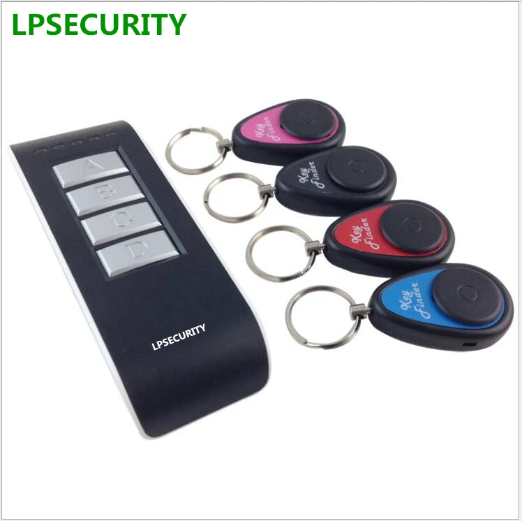 

LPSECURITY Smart Wireless Bluetooth 4.0 Anti Lost Alarm Tracker Key Finder Locator Remote Control 5 in one (no battery)