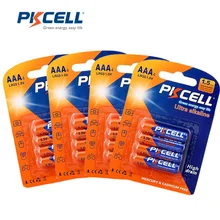 PKCELL – lot de 16 piles alcalines sèches pour thermomètre électronique, LR03, 1.5V, AAA, E92, AM4, MN2400, 3A