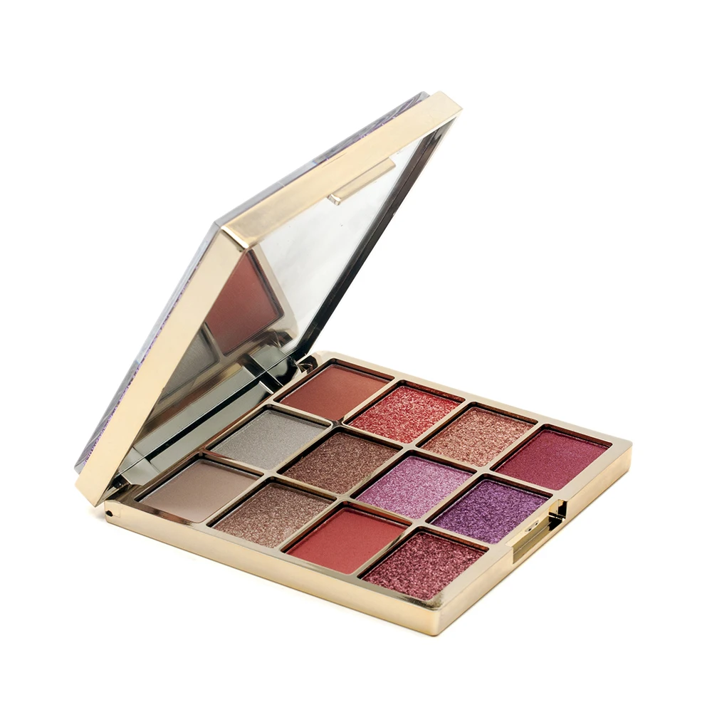 Sombra com Fluxo Caixa de Ouro Fevereiro Fosco Brilhante Paleta Glitter 12 11 Cheap Sombra de olho