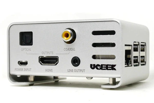 UGEEK AOIDE HIFI Digi Pro цифровая звуковая карта для Raspberry Pi 4B/3B +/3B/2B | Два осциллятора I2S SPDIF