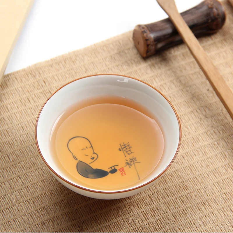 Personal cup,Gongfu teacups,ceramic,,Puer, Black Tea,Tieguanyin,Green