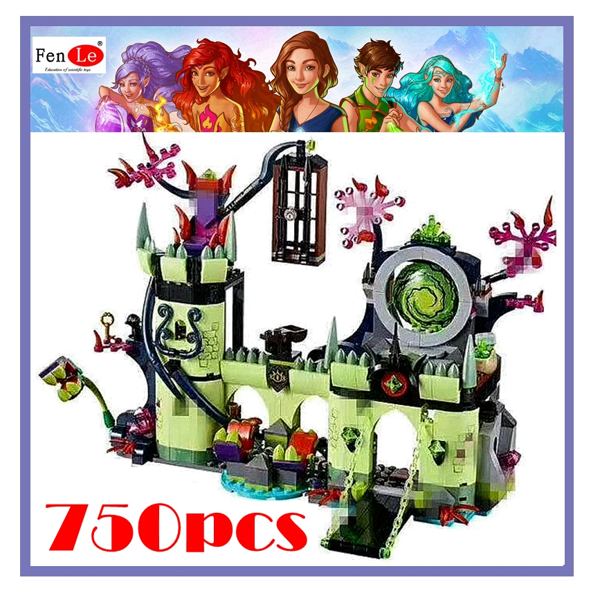 

castle house 750pcs Friends Goblin Kings escape plan Building Kits Blocks Bricks Toys for girls Compatible elves